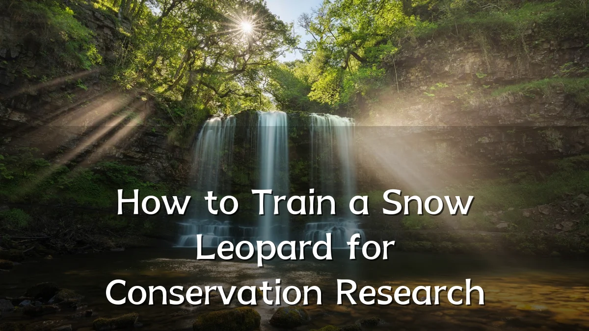 How to Train a Snow Leopard for Conservation Research
