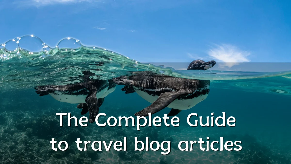 The Complete Guide to travel blog articles