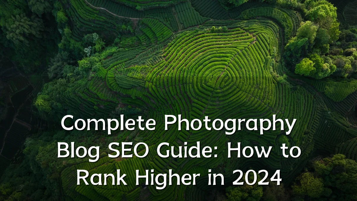 Complete Photography Blog SEO Guide: How to Rank Higher in 2024