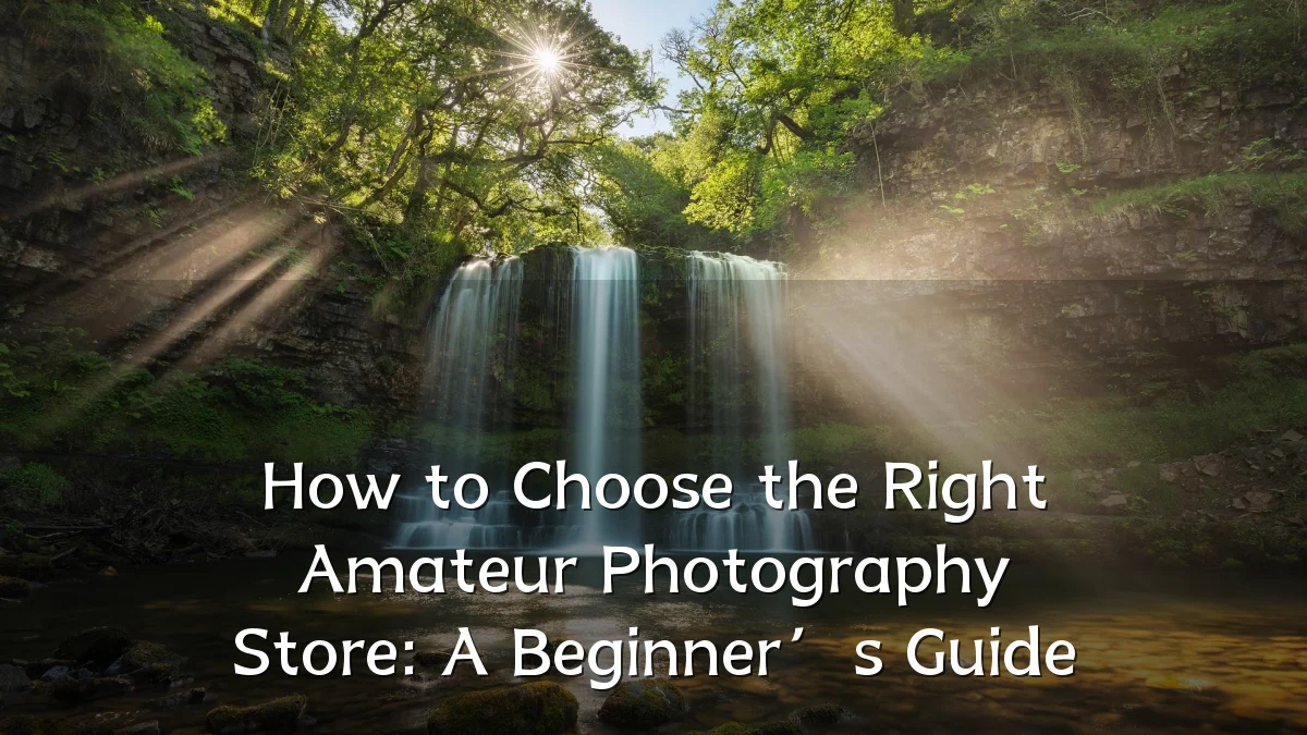 How to Choose the Right Amateur Photography Store: A Beginner’s Guide