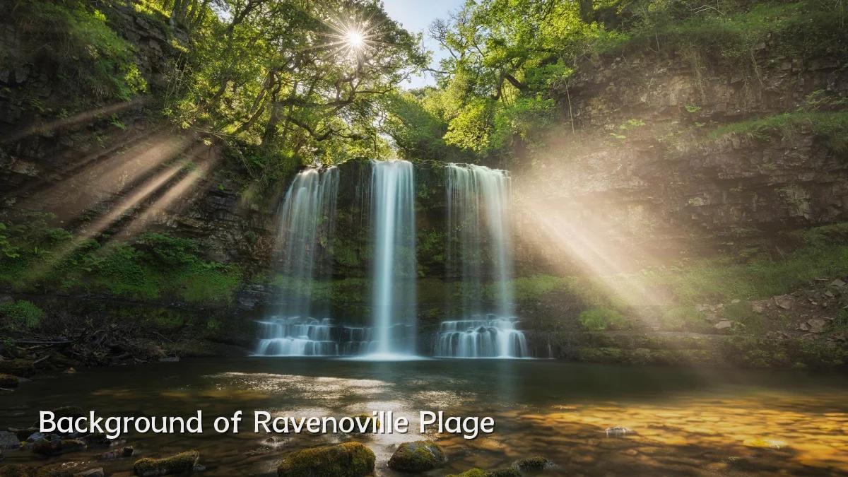 Background of Ravenoville Plage
