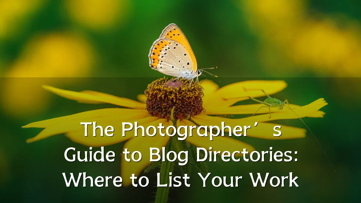 The Photographer’s Guide to Blog Directories: Where to List Your Work