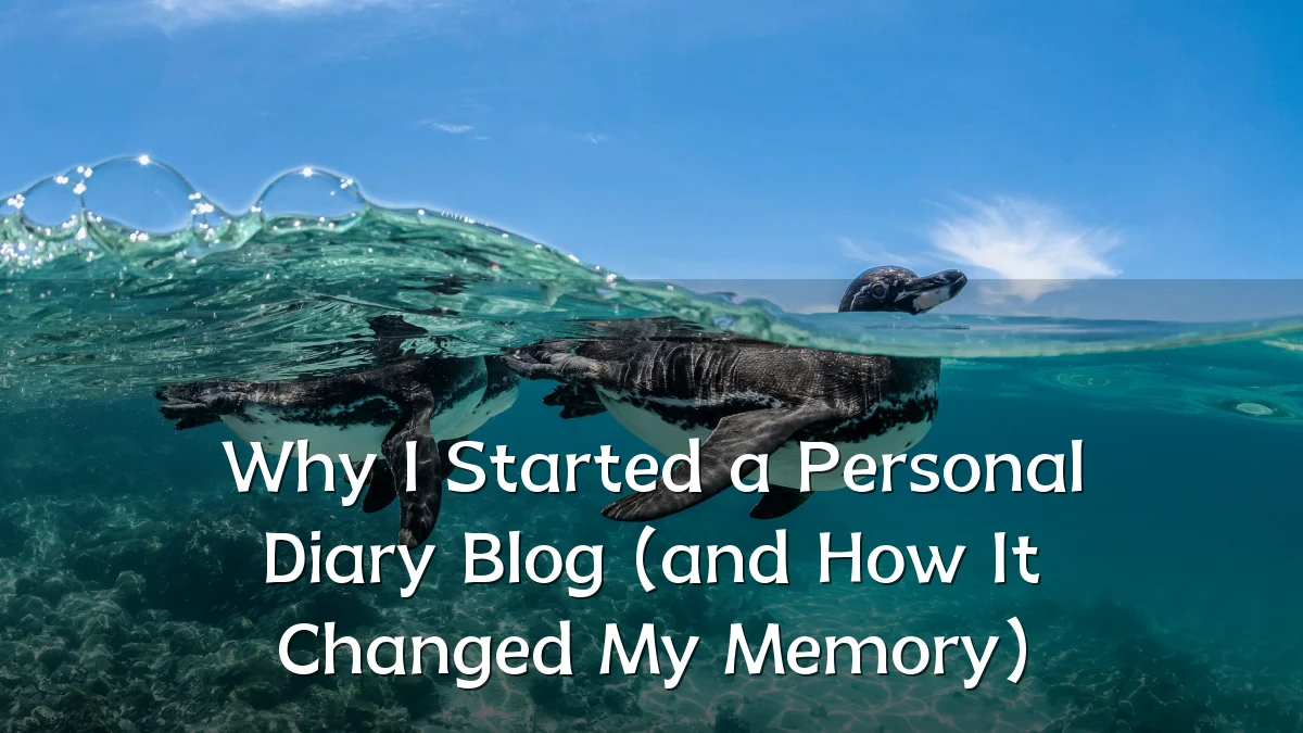 Why I Started a Personal Diary Blog (and How It Changed My Memory)