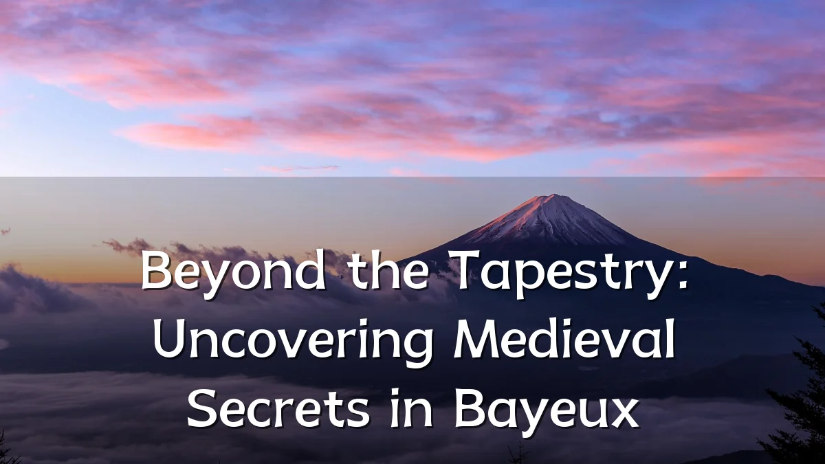 Beyond the Tapestry: Uncovering Medieval Secrets in Bayeux