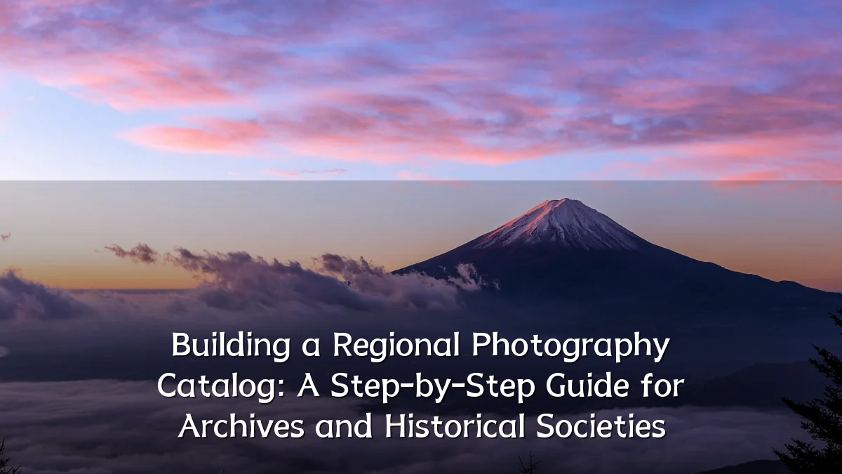 Building a Regional Photography Catalog: A Step-by-Step Guide for Archives and Historical Societies