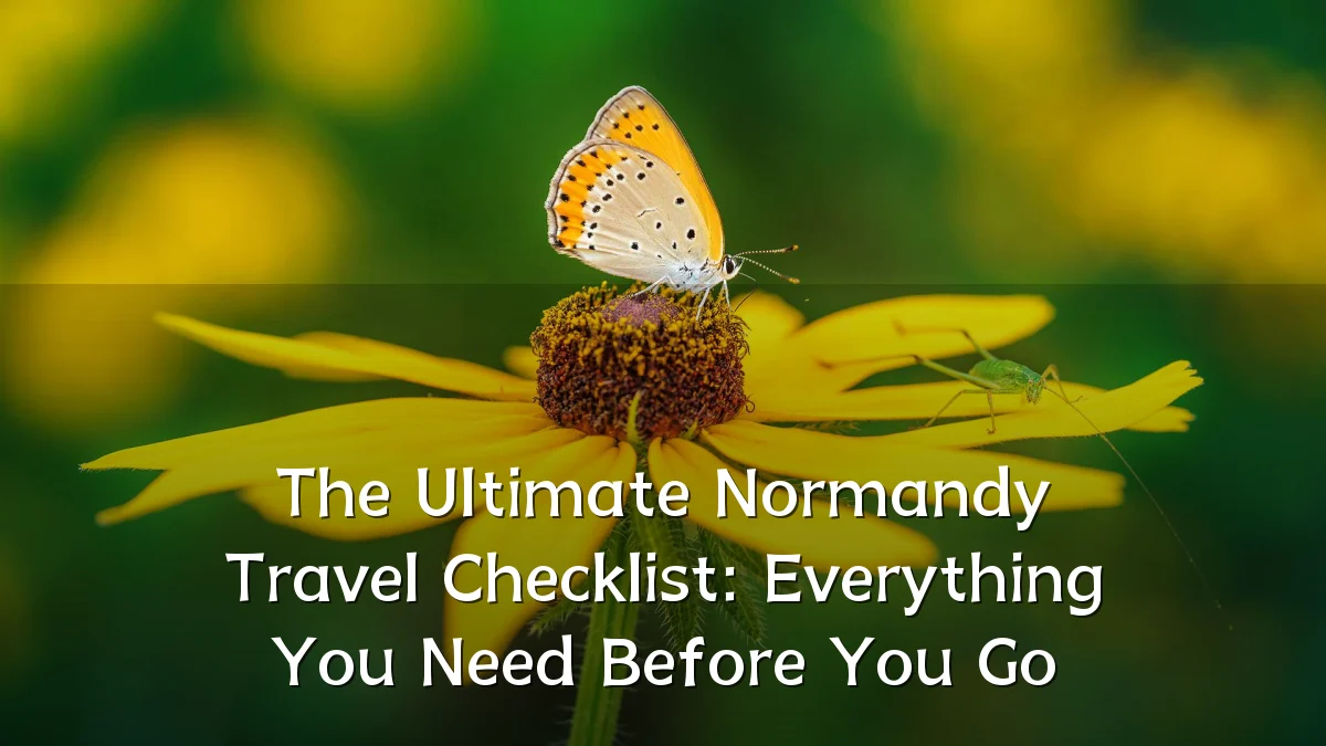 The Ultimate Normandy Travel Checklist: Everything You Need Before You Go